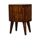 Load image into Gallery viewer, Stripe Chestnut Bedside
