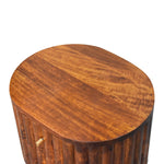 Load image into Gallery viewer, Stripe Chestnut Bedside
