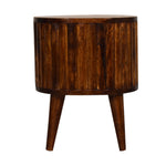 Load image into Gallery viewer, Stripe Chestnut Bedside
