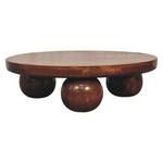 Load image into Gallery viewer, Chestnut-Central-Ball-Table
