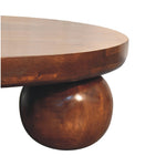 Load image into Gallery viewer, Chestnut Central Ball Table
