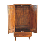 Load image into Gallery viewer, Curved Chestnut Wardrobe
