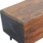 Load image into Gallery viewer, Curved Chestnut Blanket Box
