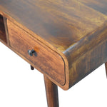 Load image into Gallery viewer, Curved Chestnut Writing Desk
