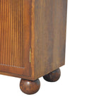 Load image into Gallery viewer, Chestnut Carved Ball Cabinet
