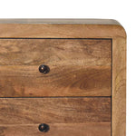 Load image into Gallery viewer, Aspen Oak-ish 3 Drawer Bedside
