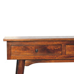 Load image into Gallery viewer, Chestnut Hallway 2 Drawer Console Table
