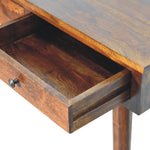 Load image into Gallery viewer, Chestnut Hallway 2 Drawer Console Table
