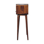 Load image into Gallery viewer, Chestnut Nordic Style One Drawer &amp; One Open Slot Console Table
