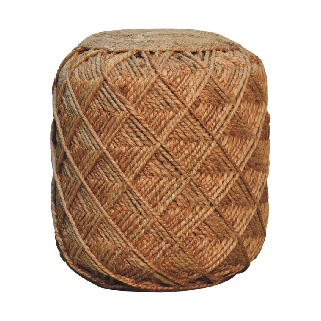 Jute-Fiber-Footstool-Large-Pattern