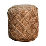 Load image into Gallery viewer, Jute-Fiber-Footstool-Small-Pattern
