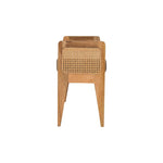 Load image into Gallery viewer, Mud Linen Rattan Bench
