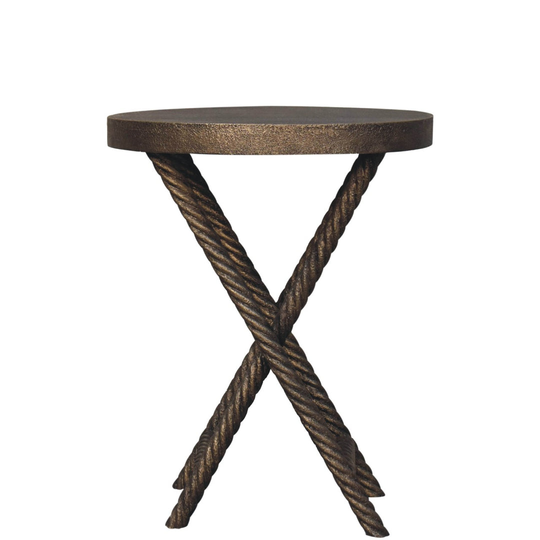 Metallic-Rope-Side-Table