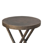 Load image into Gallery viewer, Metallic Rope Side Table
