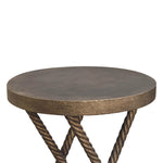 Load image into Gallery viewer, Metallic Rope Side Table
