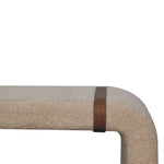 Load image into Gallery viewer, Boucle Leather Strap Bench
