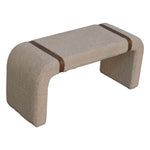 Load image into Gallery viewer, Boucle Leather Strap Bench
