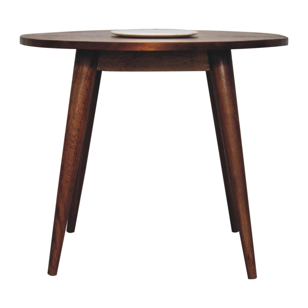 Chestnut-Round-Nordic-End-Table