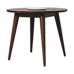 Load image into Gallery viewer, Chestnut Round Nordic End Table
