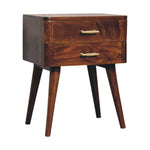 Load image into Gallery viewer, Chestnut T-Bar Nordic Bedside
