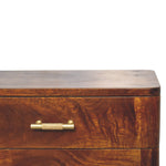 Load image into Gallery viewer, Chestnut T-Bar Nordic Bedside
