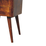 Load image into Gallery viewer, Chestnut T-Bar Nordic Bedside
