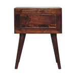 Load image into Gallery viewer, Chestnut T-Bar Nordic Bedside
