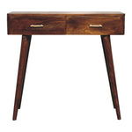 Load image into Gallery viewer, Chestnut-T-Bar-Console-Table
