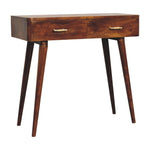 Load image into Gallery viewer, Chestnut T-Bar Console Table
