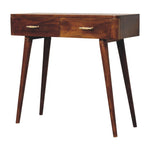 Load image into Gallery viewer, Chestnut T-Bar Console Table
