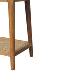 Load image into Gallery viewer, Woven Solid Wood End Table
