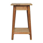 Load image into Gallery viewer, Woven Solid Wood End Table
