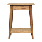 Load image into Gallery viewer, Woven Solid Wood End Table
