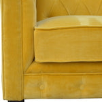 Load image into Gallery viewer, Mustard Velvet Chesterfield Sofa
