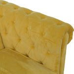 Load image into Gallery viewer, Mustard Velvet Chesterfield Sofa
