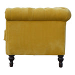 Load image into Gallery viewer, Mustard Velvet Chesterfield Sofa
