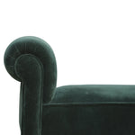 Load image into Gallery viewer, Emerald Velvet Bench
