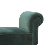 Load image into Gallery viewer, Emerald Velvet Bench
