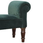 Load image into Gallery viewer, Emerald Velvet Bench
