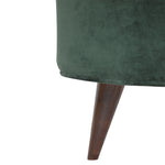 Load image into Gallery viewer, Emerald Green Velvet Nordic Stool
