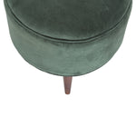 Load image into Gallery viewer, Emerald Green Velvet Nordic Stool
