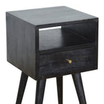 Load image into Gallery viewer, Mini Ash Black Bedside
