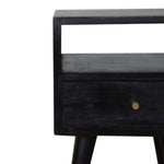 Load image into Gallery viewer, Mini Ash Black Bedside
