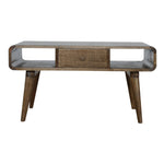 Load image into Gallery viewer, Curved-Grey-Washed-Coffee-Table
