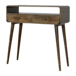 Load image into Gallery viewer, Curved Grey-wash Console Table
