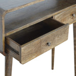 Load image into Gallery viewer, Curved Grey-wash Console Table
