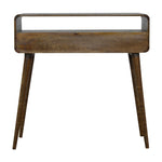 Load image into Gallery viewer, Curved Grey-wash Console Table
