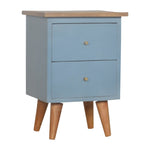 Load image into Gallery viewer, Blue Hand Painted Bedside
