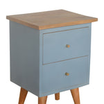 Load image into Gallery viewer, Blue Hand Painted Bedside
