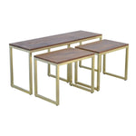 Load image into Gallery viewer, Chunky Gold Table Set of 3
